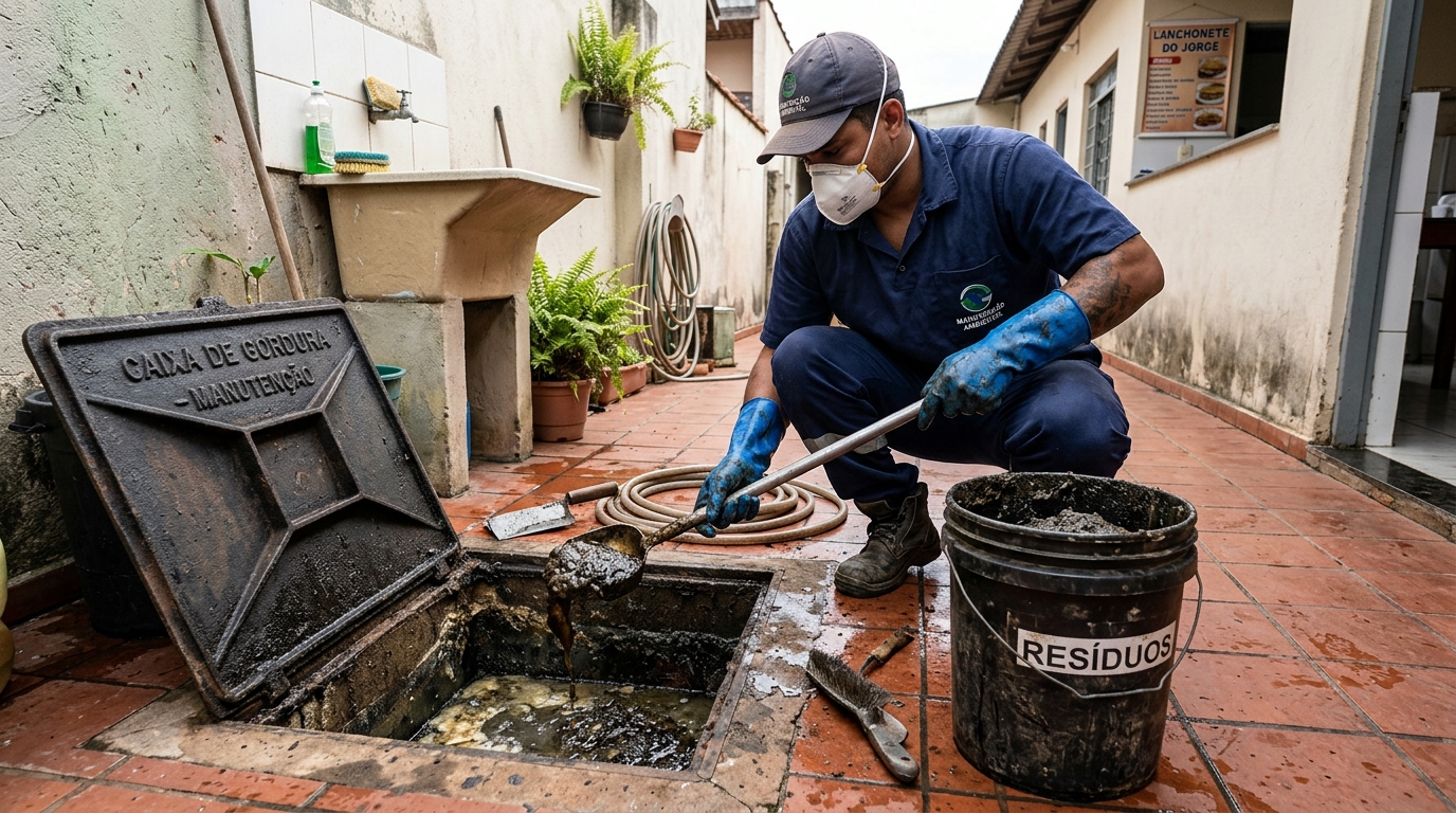 Manutenção de Caixa de Gordura em Manaus‑AM